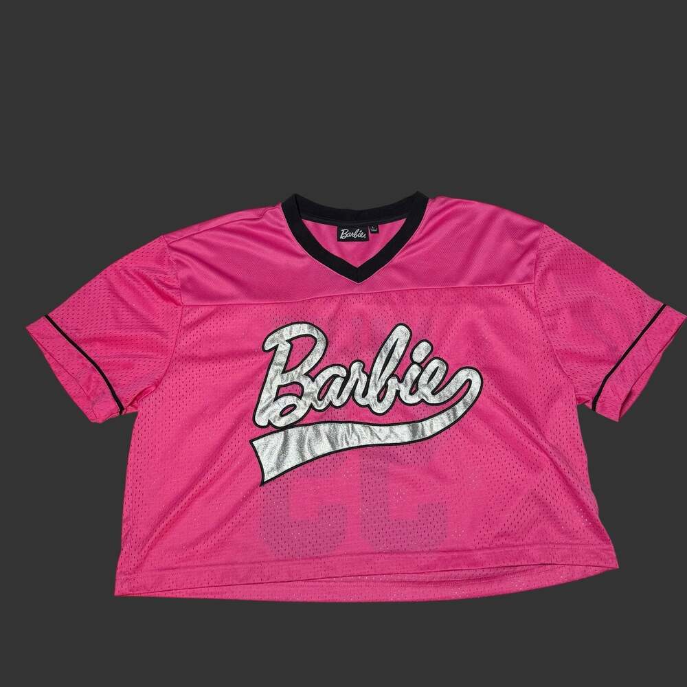 Barbie Malibu 59 Mesh Crop Top Football Jersey